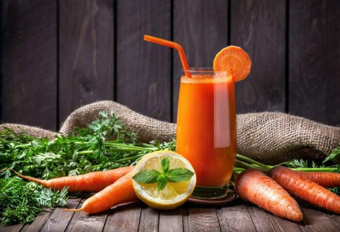 Carrot Juice for Second Blood Type Owners