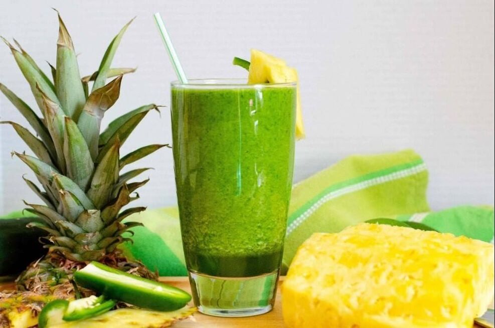 Pineapple Avocado Smoothie for Weight Loss