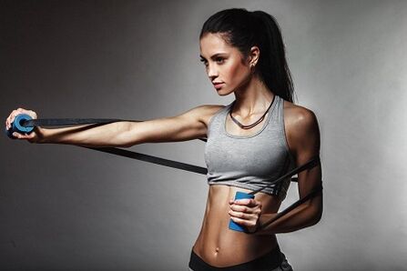 Work out with the expander