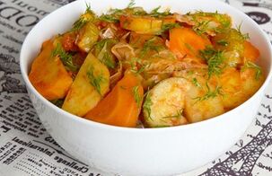 Zucchini Stew with Vegetables